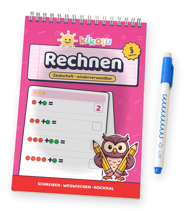 kikolu Zauberheft Rechnen mit Zauberstift